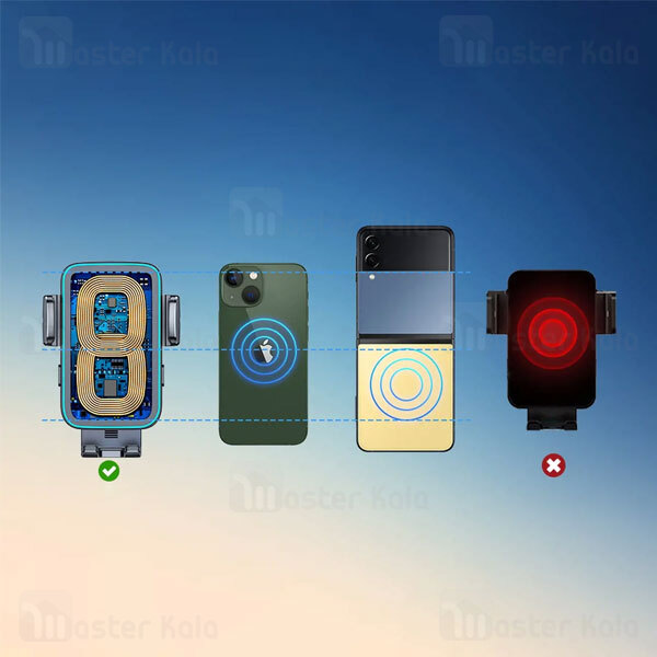 هولدر و شارژر وایرلس جویروم Joyroom JR-ZS246 توان 15 وات